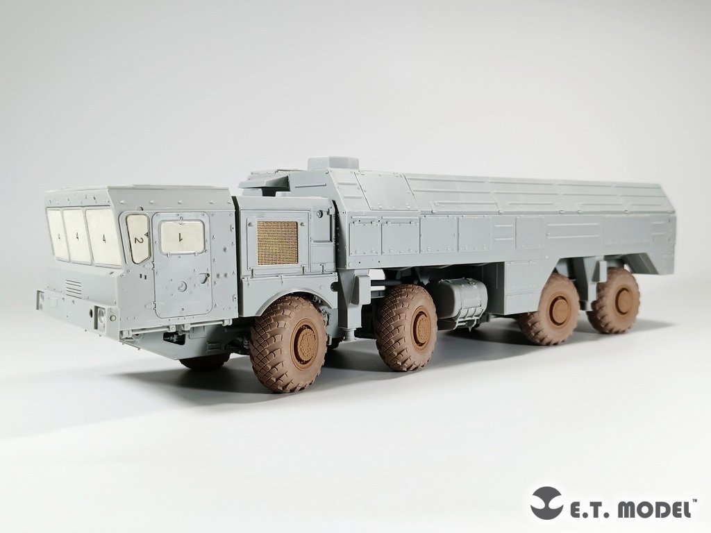 E.T. Model P35-125 Russian Ballistic Missile System“ISKANDER-M”Sagged Wheels for Trumpeter kit 1/35 – zdjęcie 4