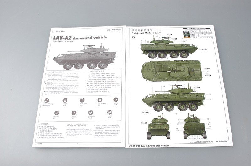 Trumpeter 01521 LAV-A2 8x8 wheeled armoured vehicle 1/35 – zdjęcie 8