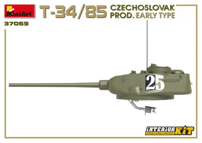 Miniart 37069 T-34/85 Czechoslovak Prod. Early Type 1/35 – Bild 15