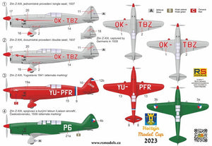 RS Models 94021 Zlin Z-XIII Double Kit (2 Kits In Box) 1/72 – image 2