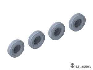E.T. Model P35-103 WWII German Sd.Kfz.234 Small Diameter Weighted Wheels Type.3 1/35 – zdjęcie 3