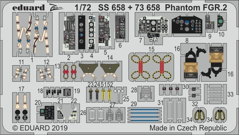 Eduard BIG72148 Phantom FGR.2 1/72 AIRFIX – zdjęcie 5