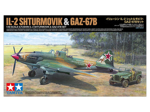 Tamiya 25212 Ilyushin IL-2 Shturmovik &amp;amp; GAZ-67B Set 1/48 – image 2