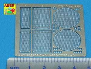 Aber 35G21 Grilles for german tank destroyer Jagdpanther Ausf.G1 early 1/35 – zdjęcie 2