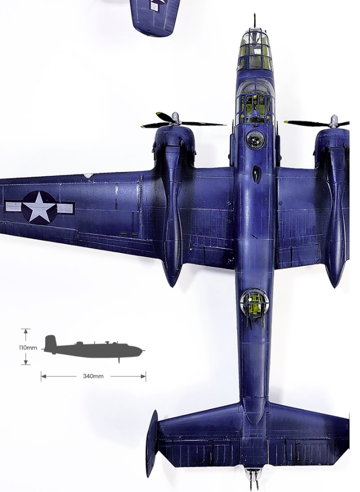 Academy 12334 USMC PBJ-1D B-25 Mitchell 1/48 – zdjęcie 7