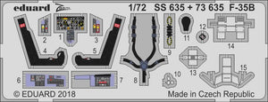 Eduard SS635 F-35B HASEGAWA 1/72