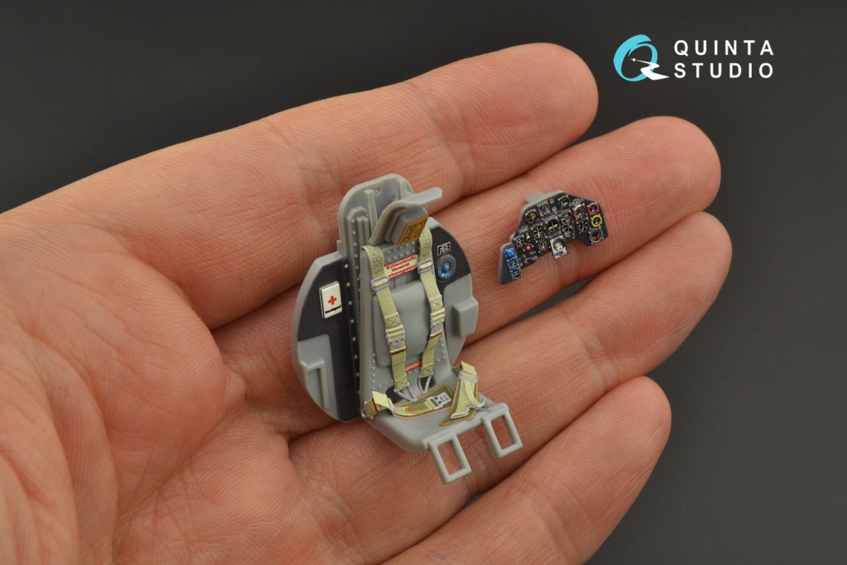 Quinta Studio QD32105 Ju EF 126/EF 127 3D-Printed &amp;amp; coloured Interior on decal paper (Das Werk) 1/32 – zdjęcie 2