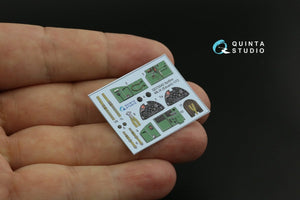 Quinta Studio QD72042 Spitfire Mk.IX 3D-Printed &amp;amp; coloured Interior on decal paper (Eduard) 1/72 – zdjęcie 6