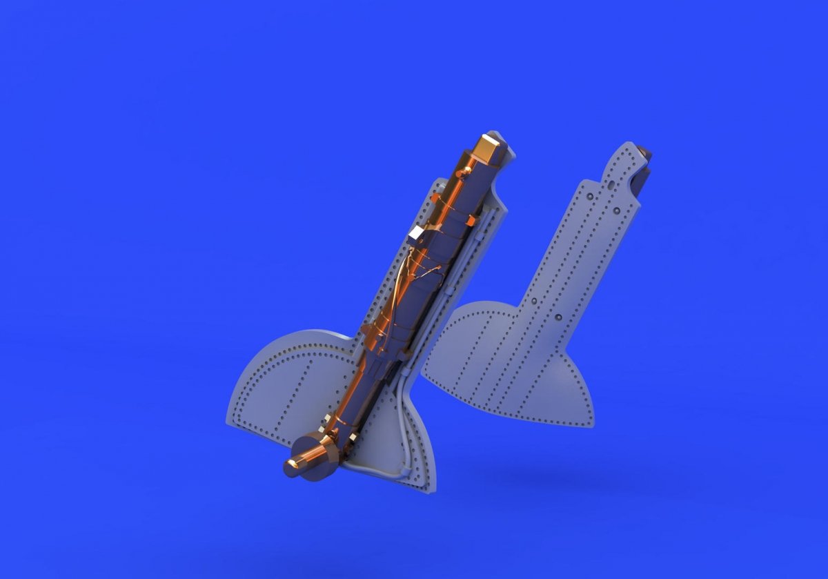 Eduard 648671 Spitfire Mk.Vc undercarriage legs BRONZE EDUARD 1/48 – zdjęcie 2