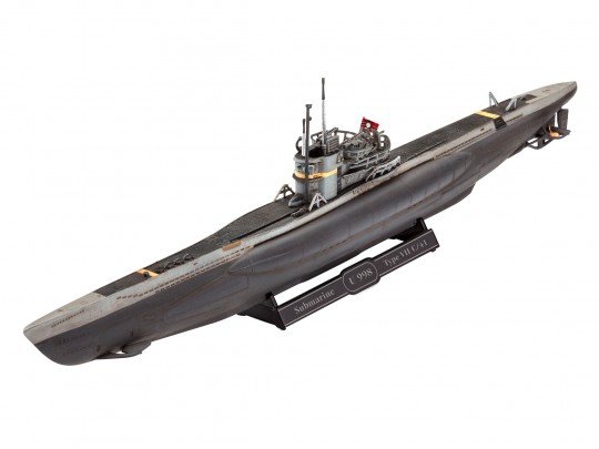 Revell 65154 German Submarine Type VII C/41 Zestaw modelarski z akcesoriami 1/350 – zdjęcie 3
