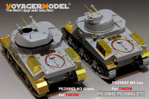 Voyager Model PE35843 WWII British Grant Medium Tank basic For TAKOM 2086 1/35 – zdjęcie 3