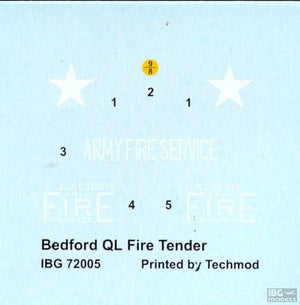 IBG 72005 Bedford QL Fire Tender 1/72 – image 5