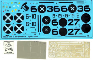 Dora Wings 48009 Bf.109 A/B Legion Condor 1/48 – zdjęcie 5