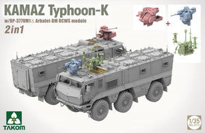 Takom 2173 KAMAZ Typhoon-K w/ RP-377VM1 And Arbalet-DM RCWS Module 2 In 1 1/35 – zdjęcie 2