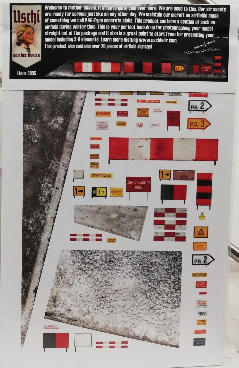 Uschi 3035 Scenic display: Russian PAG-Type Taxiway BLAST EDITION 1/48 – image 2