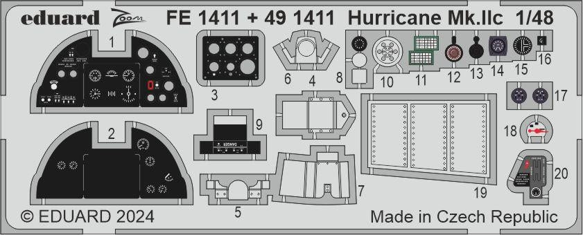 Eduard BIG49400 Hurricane Mk. IIc HOBBY BOSS 1/48 – zdjęcie 6