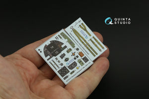 Quinta Studio QD32210 Westland Whirlwind F Mk.I 3D-Printed &amp;amp; coloured Interior on decal paper (Special Hobby) 1/32 – zdjęcie 3