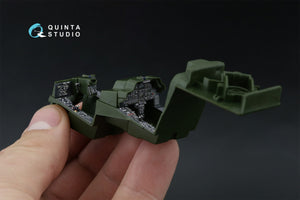 Quinta Studio QDS-48572 AH-64A 3D-Printed &amp;amp; coloured Interior on decal paper (Academy/Modelist) (small version) 1/48 – zdjęcie 10
