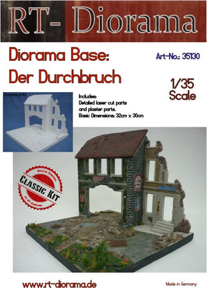 RT-Diorama 35130 Diorama-Base: &amp;quot;Der Durchbruch&amp;quot; im Maßstab 1/35