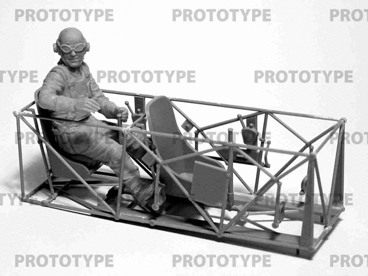 ICM 32112 WWII Allies Pilots in the cockpit (British, American, Soviet) 1/32 – image 2