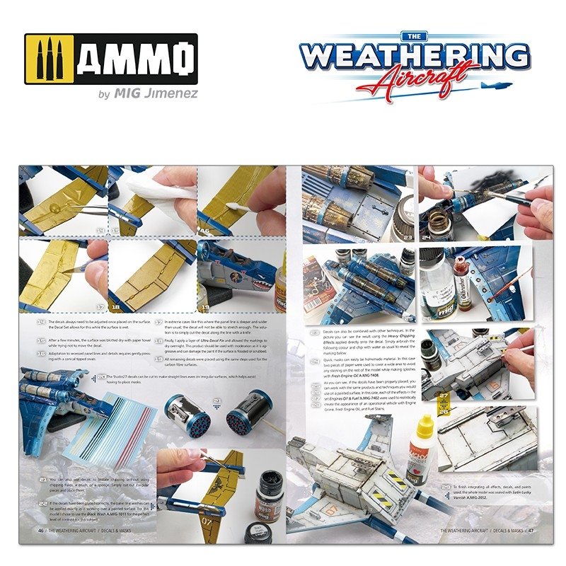 AMMO of Mig Jimenez 5217 The Weathering Aircraft Issue 17. DECALS &amp;amp; MASKS (English) – Bild 6