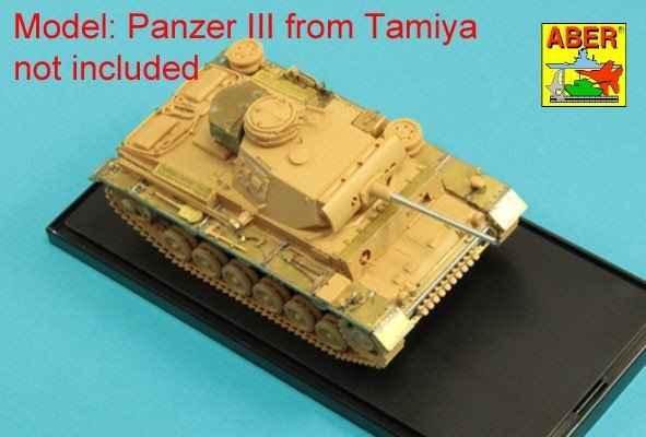 Aber 48A31 Grilles for Pz.Kpfw. III &amp;amp; Stug III Fit to Tamiya models: 32540; 32524; 32525; 32543; 1/48 – image 6