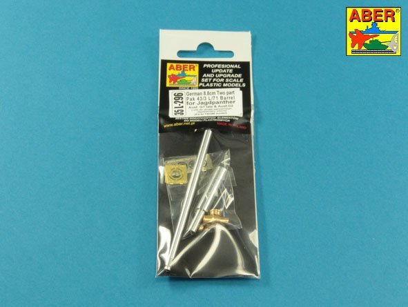 Aber 35L-296 Barrel Pak 43/3 L/71 8.8cm for Jagdpanter G1 late or G2 for Takom 1/35 models – image 4
