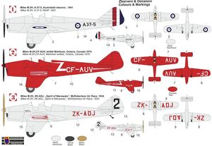 Kovozavody Prostejov KPM0283 Miles M.2H Hawk Major „International“ 1/72 – zdjęcie 2