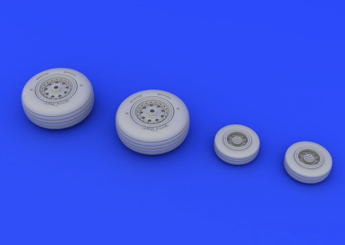 Eduard 672078 F-4J wheels 1/72 (ACADEMY) – zdjęcie 4