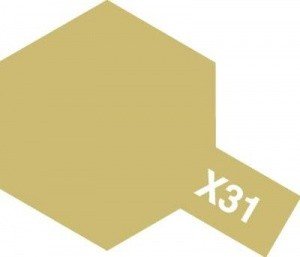 Tamiya X31 Titanium Gold (81531) Acrylic paint 10ml – zdjęcie 2