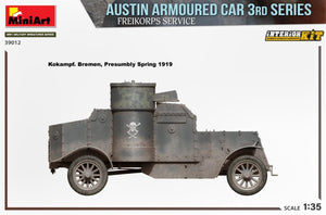 MiniArt 39012 AUSTIN ARMOURED CAR 3rd SERIES: FREIKORPS SERVICE. INTERIOR KIT 1/35 – zdjęcie 3