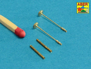 Aber 48L-21 Set of 2 barrels for German machine guns MG34 1/48 – zdjęcie 2
