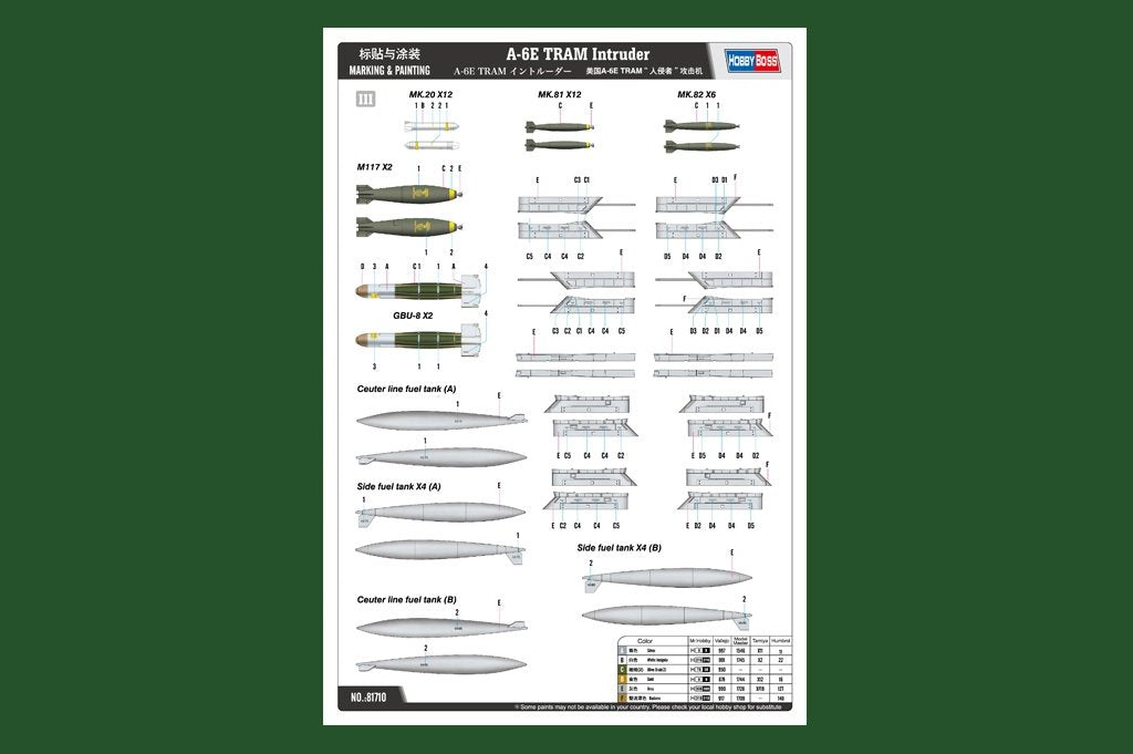 Hobby Boss 81710 A-6E TRAM Intruder – zdjęcie 2