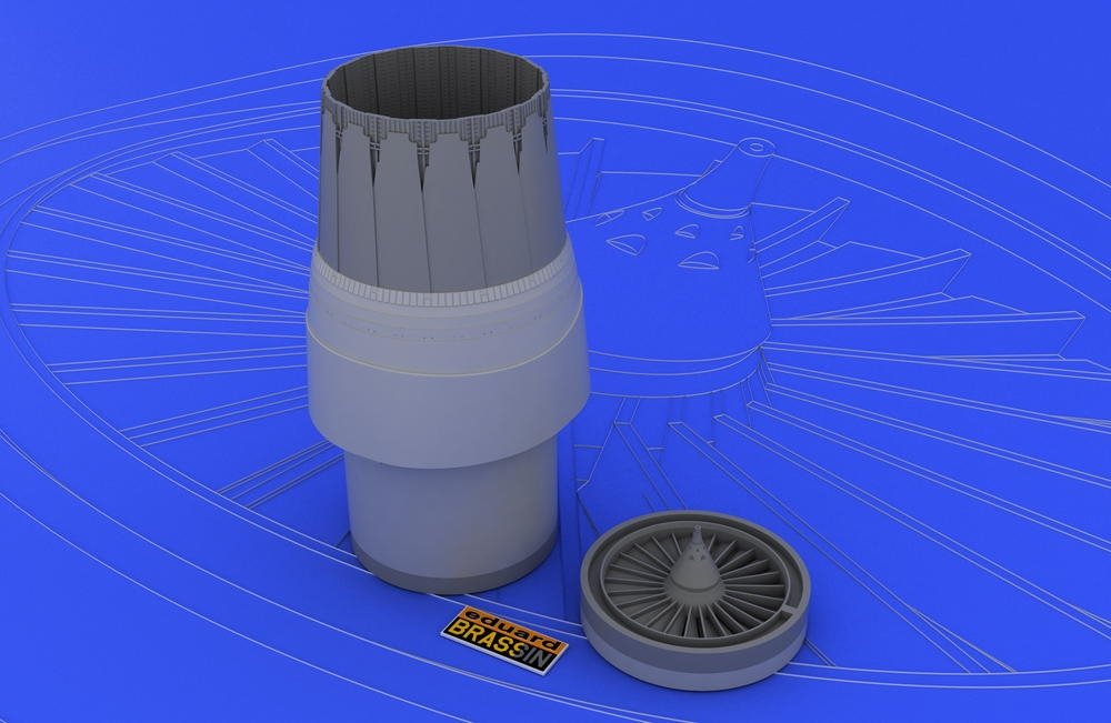 Eduard 648004 F-16CJ Block 52 engine 1/48 (Tamiya) – image 2