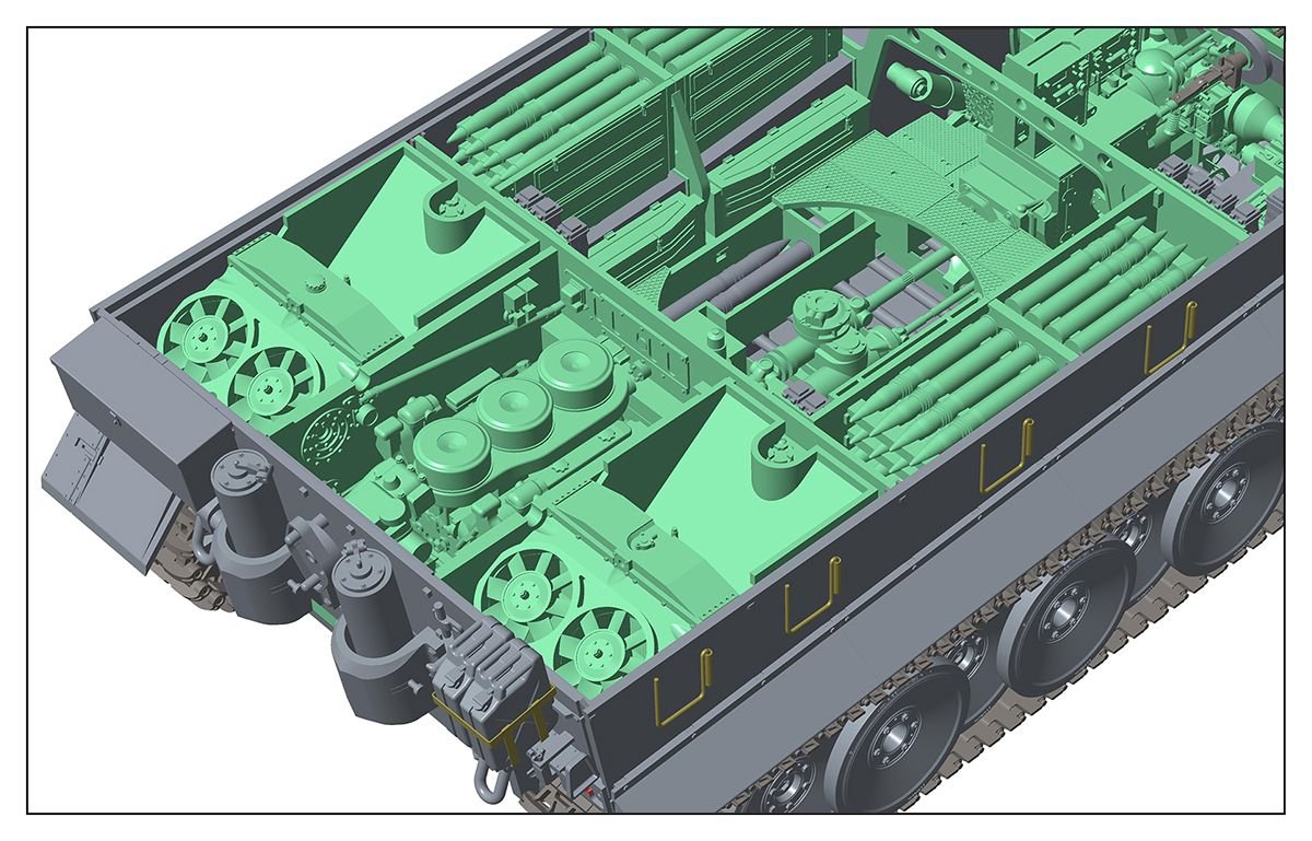 Rye Field Model 5003 Pz.kpfw.VI Ausf. E Tiger I Early Production (full interior) – zdjęcie 2