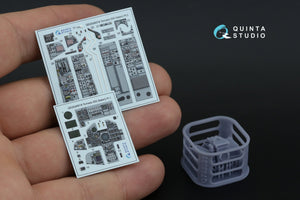 Quinta Studio QDS+48518 Tornado IDS 3D-Printed coloured Interior on decal paper (Italeri) (small version) (with 3D-printed resin parts) 1/48 – zdjęcie 2