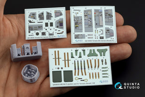 Quinta Studio QD+48054 Tornado IDS German 3D-Printed &amp;amp; coloured Interior on decal paper (Revell) (with 3D-printed resin parts) 1/48 – zdjęcie 4