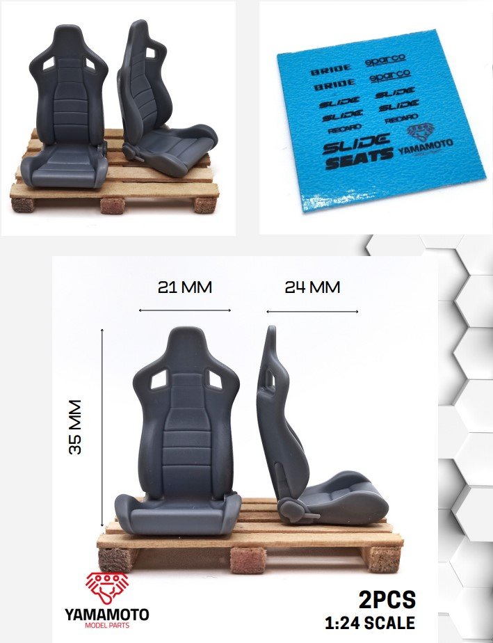Yamamoto YMPTUN113 Sport Seats - Slide Type 1/24 – immagine 2