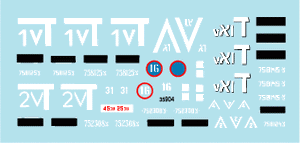 Star Decals 35-904 Israeli AFVs 1 M548A1 Alfa 1/35 – Bild 3