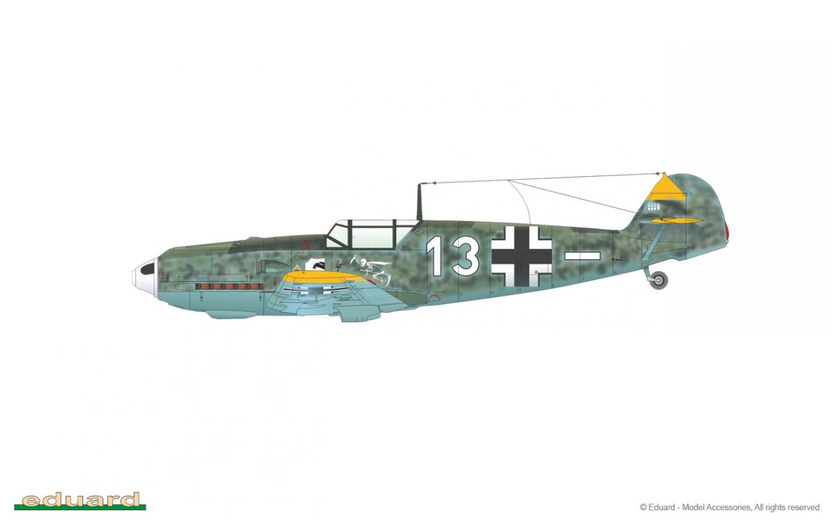 Eduard 84157 Bf 109E-3 Weekend Edition 1/48 – zdjęcie 3