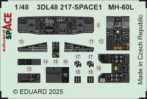 Eduard 3DL48217 MH-60L SPACE ICM 1/48 – zdjęcie 3