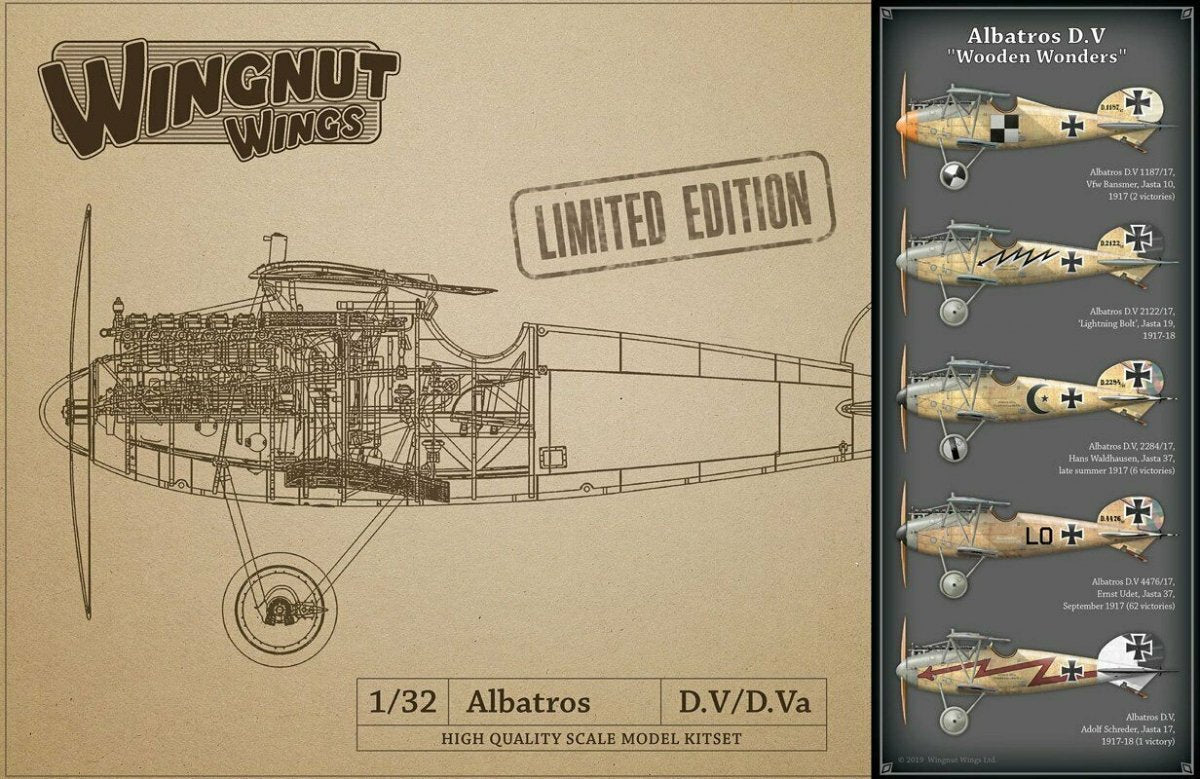 Wingnut Wings 32903 Albatros D.V "Wooden Wonders” 1/32