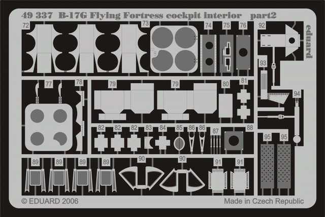Eduard 49337 B-17G cockpit interior 1/48 Revell – Bild 3