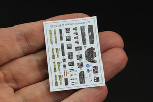 Quinta Studio QD72188 Bf 110G2/4 3D-Printed &amp;amp; colored Interior on decal paper (Eduard) 1/72 – image 4