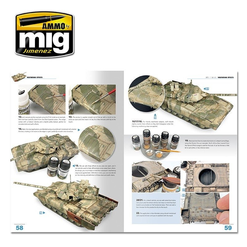 AMMO of Mig Jimenez 6153 ENCYCLOPEDIA OF ARMOUR MODELLING TECHNIQUES VOL. 4 - WEATHERING (English) – zdjęcie 4