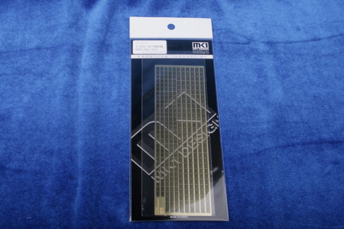 MK1 Design MS-35013 German railing Set 1/350 – zdjęcie 2