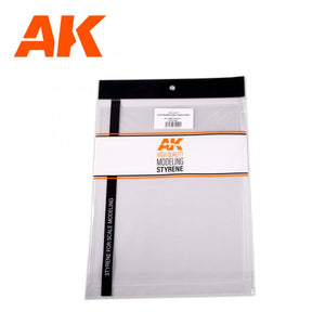 AK Interactive AK6585 0,20 MM // 0.008” THICKNESS – 245 X 195MM // 9.64 X 7.68” – CLEAR ORGANIC GLASS / ACRYLIC SHEET – zdjęcie 2