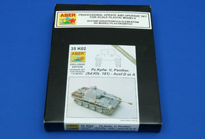 Aber 35K02 German medium tank Pz. Kpfw. V, Panther, Ausf. D or Ausf. A (Sd. Kfz. 171) 1/35 – image 3