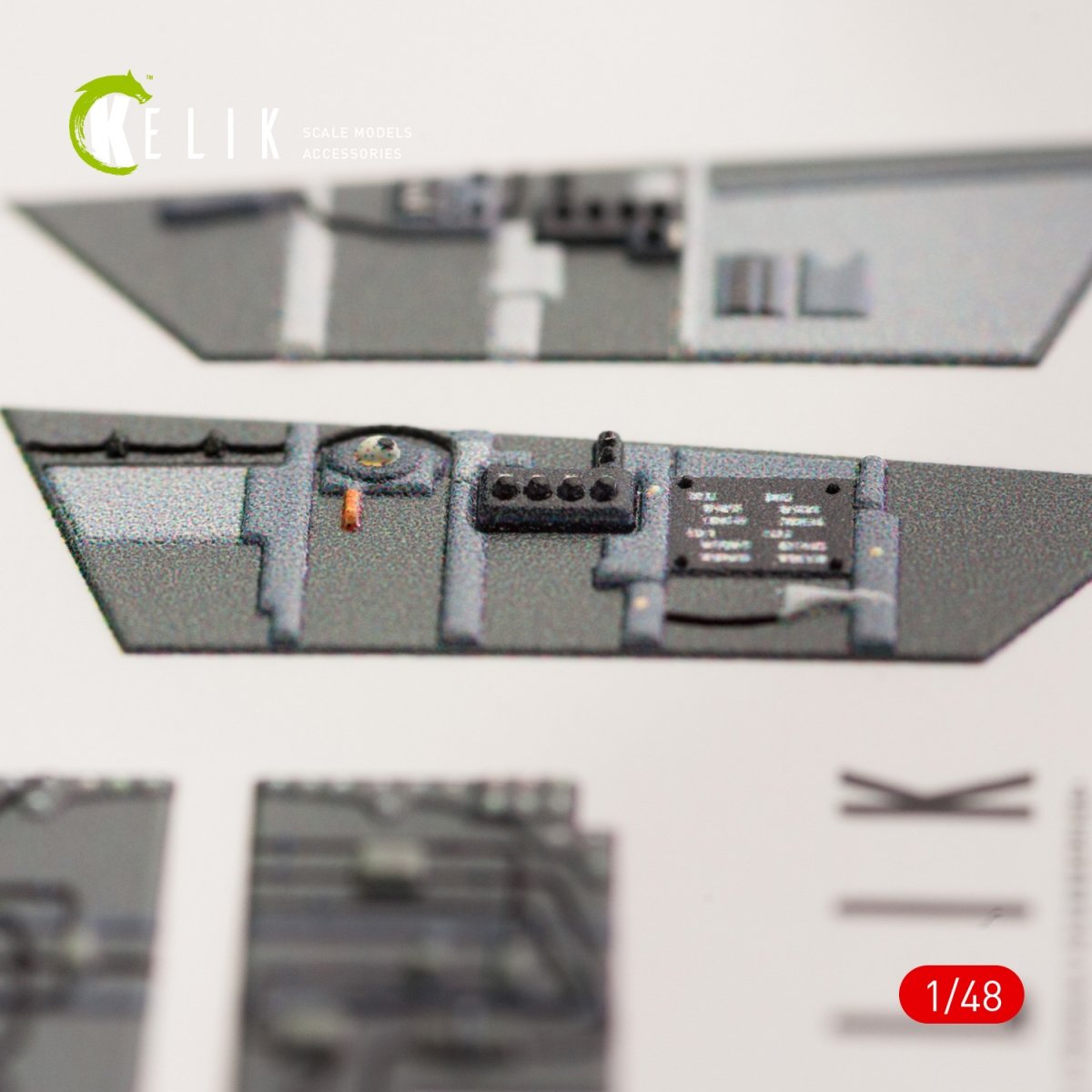 KELIK K48033 F/A-18B &amp;quot;HORNET&amp;quot; INTERIOR 3D DECALS FOR KINETIC KIT 1/48 – zdjęcie 4