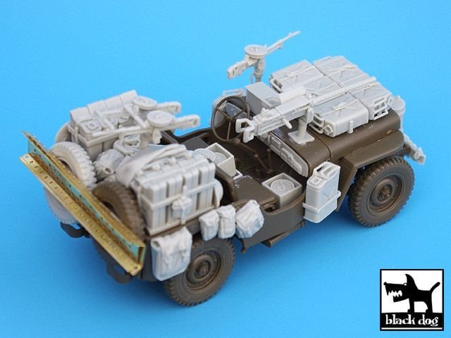 Black Dog T35014 British SAS Jeep Africa for TamiyaItaleri 1/35 – zdjęcie 2